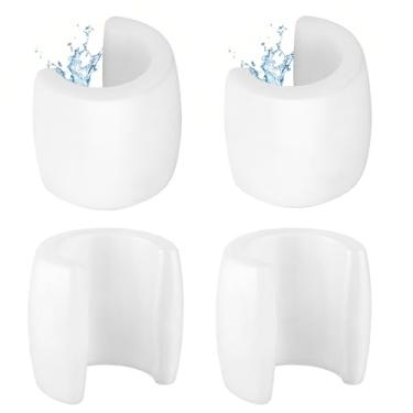 Imagem de 4 peças PVX280PK2 mangueira de limpeza de piscina flutuante compatível com mangueira de limpeza universal Hayward, serve para mangueiras de limpeza de piscina de 2/4 rodas, #896584000-280, branco