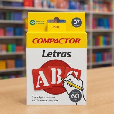 Imagem de Letras e Numeros Vazado 60mm- Molde Compactor