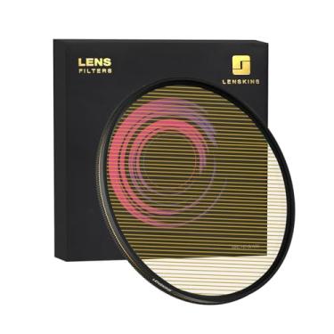 Imagem de LENSKINS Filtro de lente de efeitos especiais com listras douradas de 67 mm, vidro óptico anamórfico para câmera DSLR Cinematice, revestimento multirresistente, filtro de efeitos de vedação climática