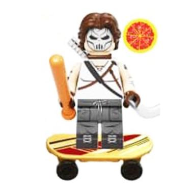 Imagem de Minifigura Casey Vilão Tartarugas Ninja Blocos Montar Heróis