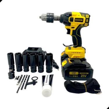 Imagem de Parafusadeira Elétrica Portátil Para Trabalhos Eficientes - Bomvink