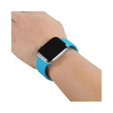 Imagem de Pulseira De Silicone Para Apple Watch Band 45mm 41mm 44mm 40mm 49mm 42