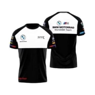 Imagem de Camiseta Masculina BMW De Verão Com Manga Curta, Estilo Esportivo Raci