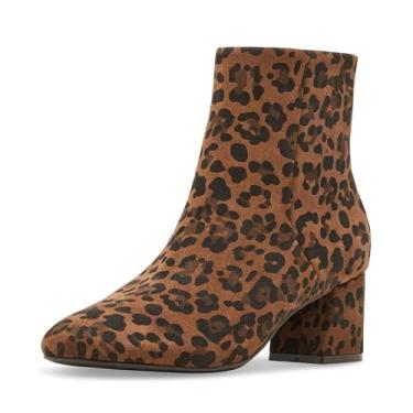 Imagem de Blondo Bota feminina Alida impermeável no tornozelo, Camurça leopar, 38