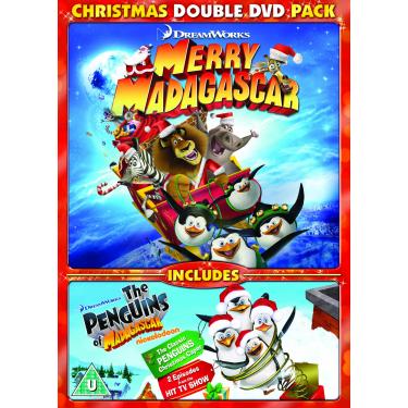 Imagem de Merry Madagascar & Penguins of Madagascar Christmas Caper [DVD]