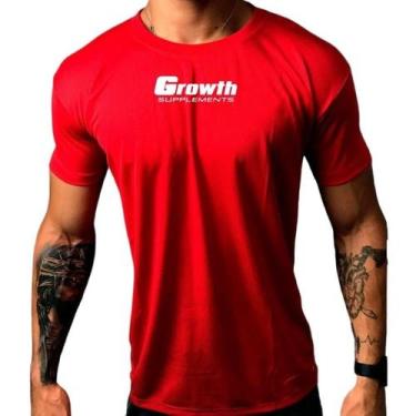 Imagem de Camiseta Dry-Fit Masculina GROWTH com Elastano Secagem Rápida para Tre