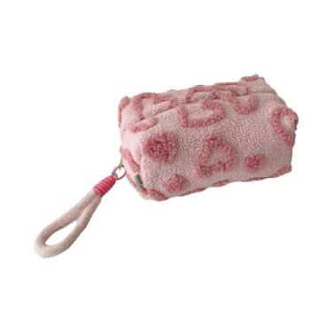 Imagem de Bolsa Organizadora De Material Escolar Em Pelúcia Com Grande Capacidad