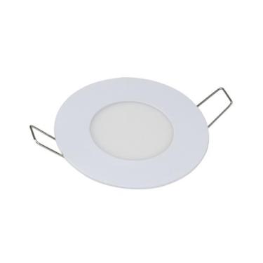 Imagem de Luminária painel led 24w lux redondo embutir - taschibra, 3000k