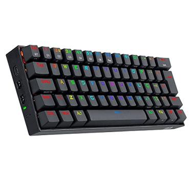 Imagem de Teclado Mecânico 60% Redragon Draconic RGB Preto Switch Marrom K530RGB