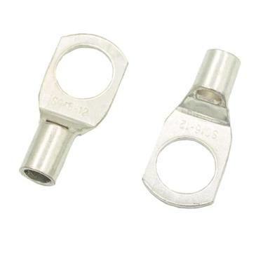 Imagem de FUKUZL Kit de terminal de cabo de cobre 20/50 peças SC16-8 furos de parafuso terminais de bateria conector de fio de nariz de cobre (SC16-10, 50PCS)