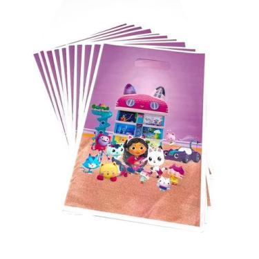 Imagem de Gabby Dollhouse gatos saquinho saco de presente para crianças meninas 
