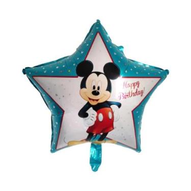 Imagem de Balões Mickey E Minnie Mouse 10 50pcs Alumínio Para Decoração De Festa