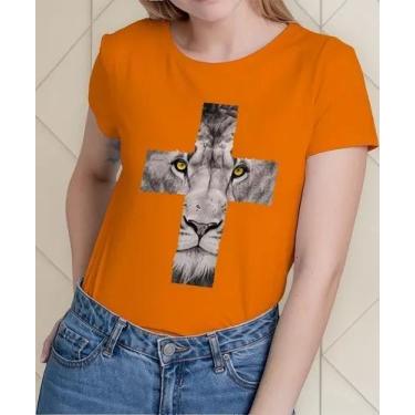 Imagem de Camisa Camiseta Feminina Masculina Adulto Algodão Gospel Religiosa Eva