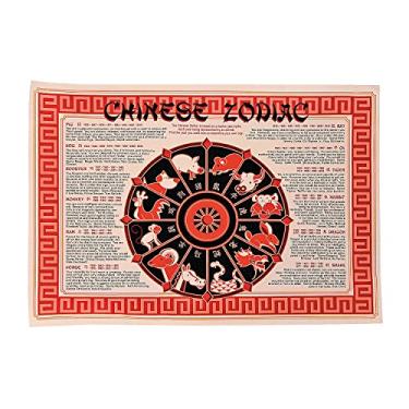 Imagem de Fun Express Tapetes de Horóscopo Chinês 2024 - Conjunto de 12 Jogos Americanos - Artigos para Festa do Ano Novo Chinês