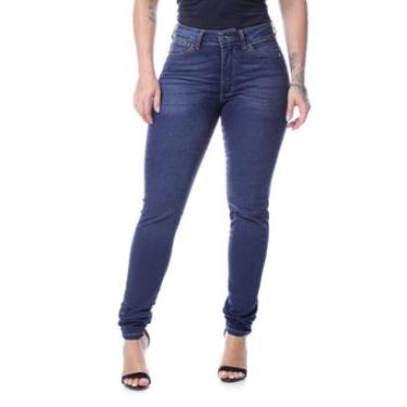 Imagem de Calça Jeans Vilejack Elastano Skinny Cós Médio Feminina-Feminino