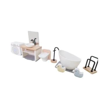 Imagem de Conjunto De Brinquedos De Casa De Brincar De Madeira Para Crianças Min