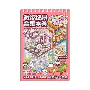 Imagem de Livro De Adesivos 3D De Desenhos Animados 20 Em 1: Álbum Portátil Cria