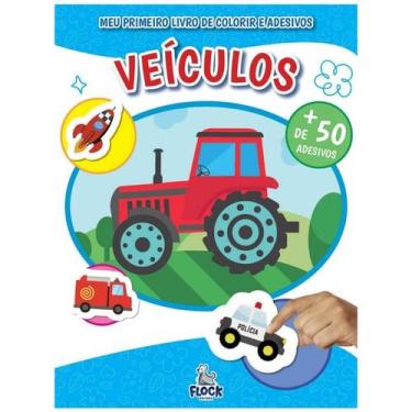 Imagem de Meu Primeiro Livro de Colorir e Adesivos: Veículos - AUTÊNTICA BUSINES