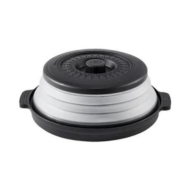 Imagem de Tampa Dobrável Multifuncional Para Micro-ondas, Gadget De Cozinha Cola