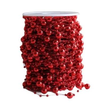 Imagem de Cadeia De Flores De Pérolas Artificiais De 10M Para Decoração De Árvor