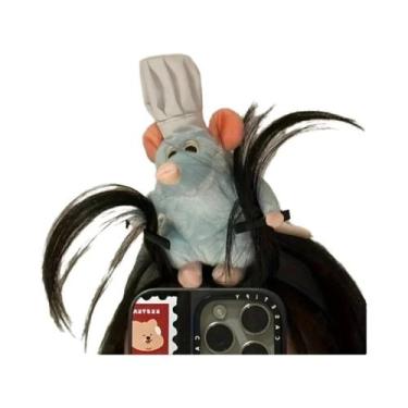 Imagem de Tiara De Cabelo Feminina Macia E Confortável Com Desenho De Rato Para 