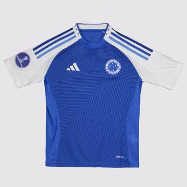 Imagem de Camisa Adidas Cruzeiro I 2025 Juvenil Sul-Americana, 16 ANOS