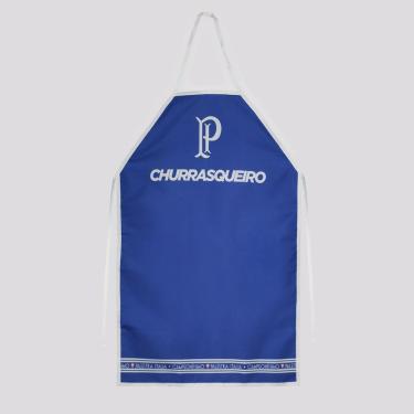 Imagem de Avental Churrasqueiro Palmeiras Azul-Unissex