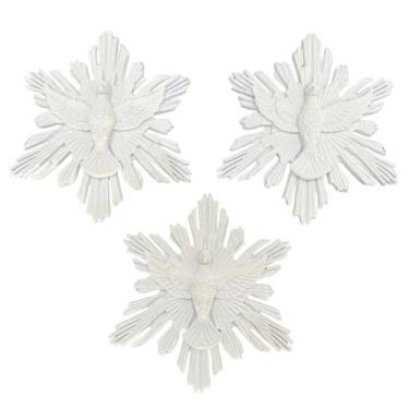 Imagem de Decoracao Religiosa Divino Espirito Santo Branco Sofisticado - FLEX3D
