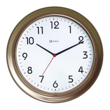 Imagem de Relógio De Parede Herweg Ref: 6634-318 Dourado Fosco