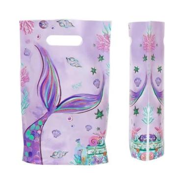 Imagem de Decoração De Festa De Aniversário Da Pequena Sereia Para Meninas, Supo