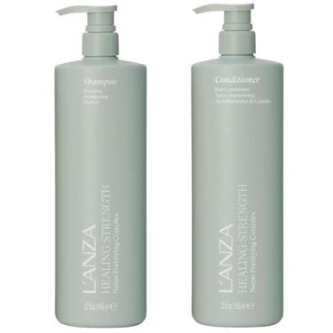 Imagem de Strength Shampoo White Tea e Condicionador Manuka Lanza 950ml