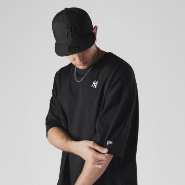 Imagem de Camiseta New Era  Oversize New York Yankees MLB Preto-Masculino