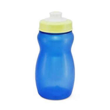 Imagem de Garrafa Infantil Squeeze Escolar 300ml Personagens Plasutil, Lisa azul