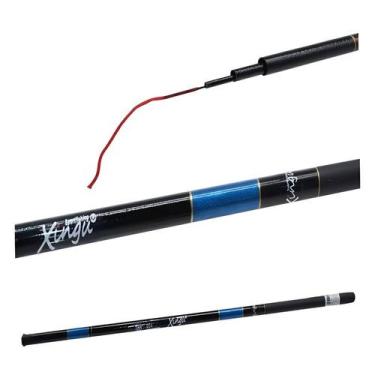 Imagem de Vara de Pesca Telescópica 3,60m Xingu Top 2 Vara Longa Com Capa e Enro