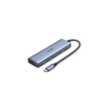 Imagem de Adaptador HUB Ugreen, USB-C para 3x USB 3.0, HDMI e TF/SD - UG-20956A