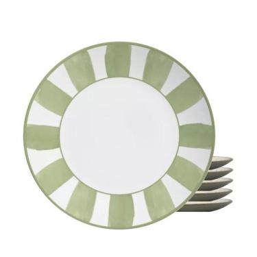 Imagem de Jogo 6 Pratos Raso Coup Nature By Aurora 29cm Cerâmica Alleanza