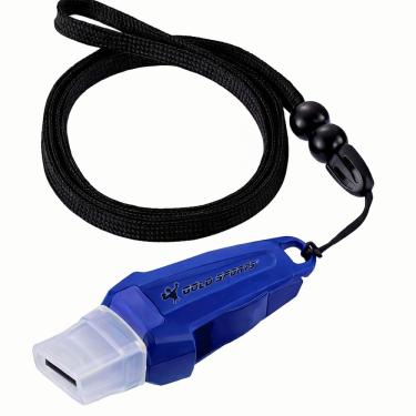 Imagem de Apito Gold Sports Whale Pro c/ Bocal de Silicone e Cordão de Pescoço - Alta Intensidade...
