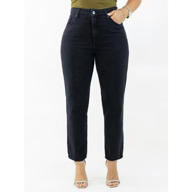 Imagem de Calça Feminina Mom Jeans Black Tradicional Cintura Alta Anticorpus-Feminino