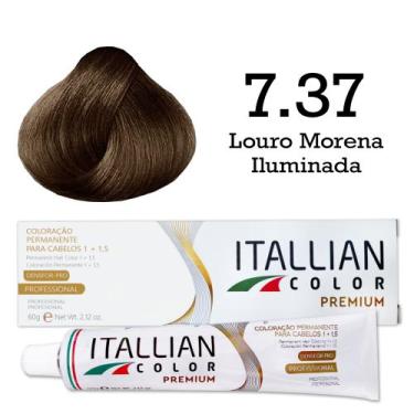 Imagem de Coloração Itallian Color 7.37 Louro Morena Iluminada - Itallian Hairte