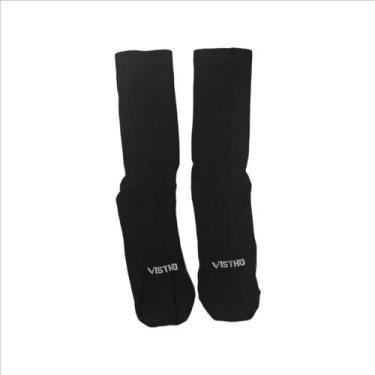 Imagem de Meias Vistho Multiesporte New, Pto, Bco, 39/43