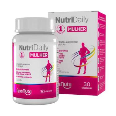 Imagem de NutriDaily Polivitamínico Mulher 30 cápsulas APISNUTRI
