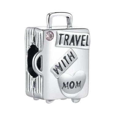 Imagem de Pingente De Prata 925 Para Pulseira De Berloques De Viagem, Conta Pend