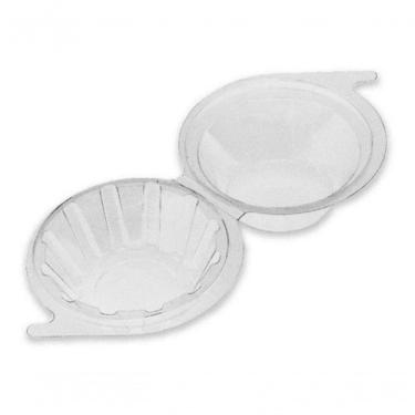 Imagem de Forminha para Doce com Tampa Plastilania para Confeitaria com 750 UNIDADES Prata Higipack