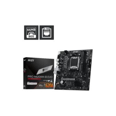 Imagem de Placa Mae MSI AMD (AM5) DDR5 Micro ATX- PRO A620AM-B EVO