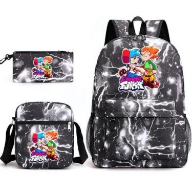 Imagem de Conjunto de mochilas  Nights Anime Canvas School - yiweisai