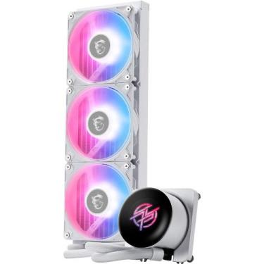 Imagem de Water Cooler MSI MPG CORELIQUID P13 WHITE, ARGB, 360mm, Intel e AMD, B