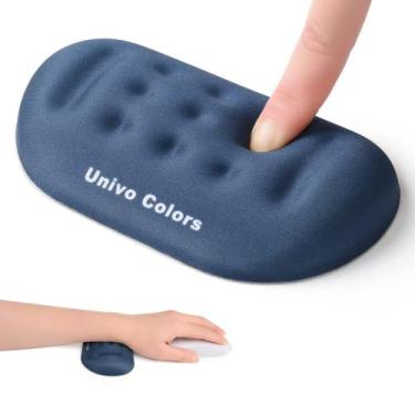 Imagem de Mouse pad de descanso de pulso Univo Colors Navy Memory Foam