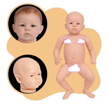Imagem de Kit Bebê Reborn Boneca Abigail 48cm Membros de Vinil - Cegonha Reborn 