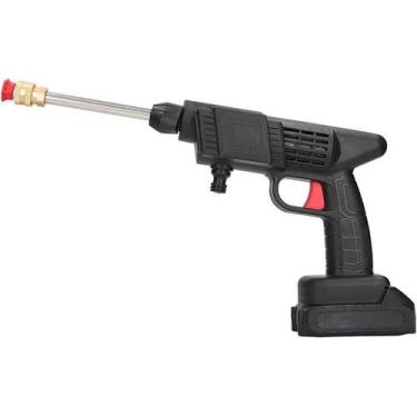 Imagem de Lavadora Alta Pressão Portátil Recarregável Bivolt Sem Fio Pistola de 