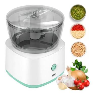 Imagem de Mini Processador De Alimentos Triturador Elétrico 350ml Usb Cor - B-Ma